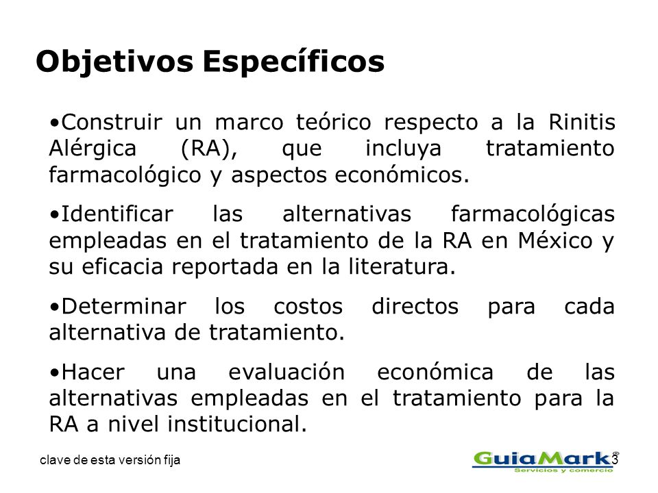 Tratamiento farmacologico de la rinitis alergica